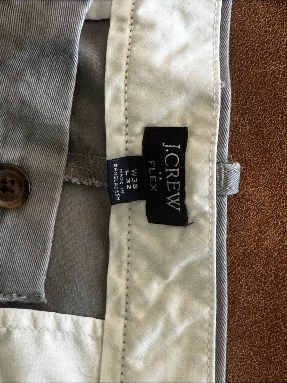 J. Crew Men's Light Gray Chino Pants